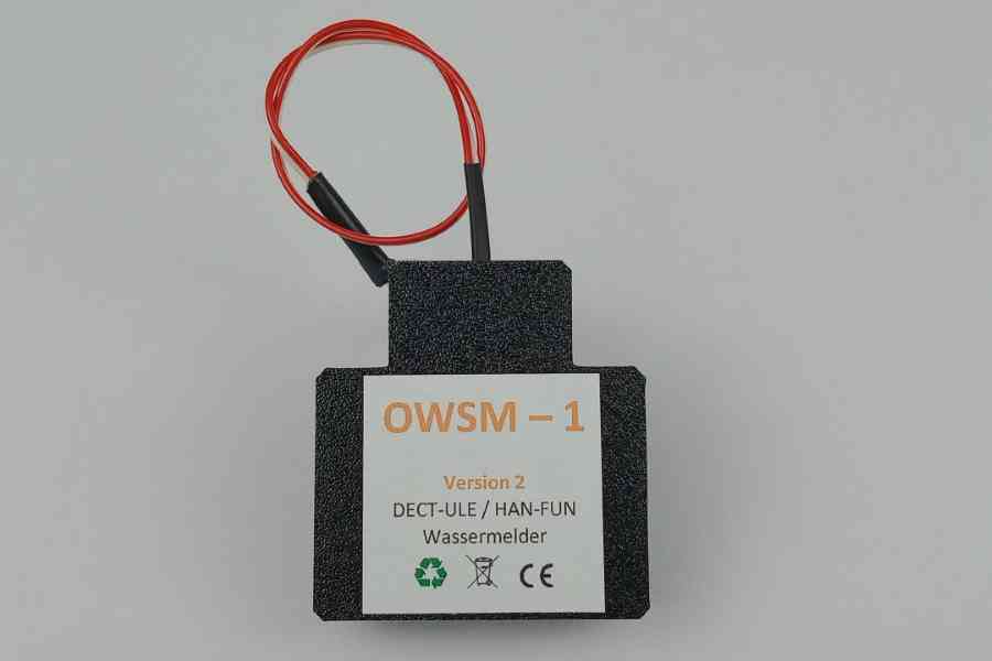 OWSM-1 Wassermelder zur Früherkennung von Lecks, DECT-ULE-kompatibel für FRITZ!Box Schaltszenarien